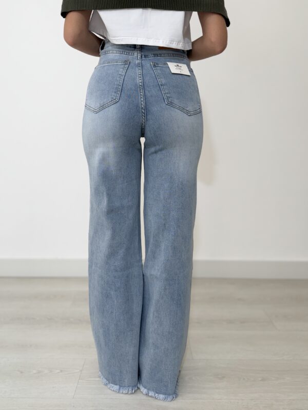 Jeans wide leg chiaro - immagine 4