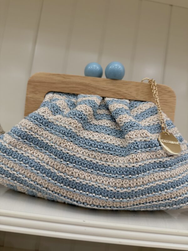 BORSA PASTICCINO RIGHE - immagine 3