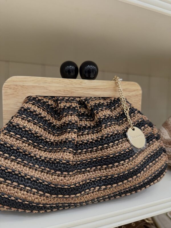 BORSA PASTICCINO RIGHE - immagine 4