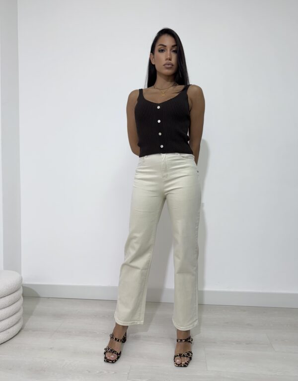 JEANS WIDE LEG VITA ALTA - immagine 4
