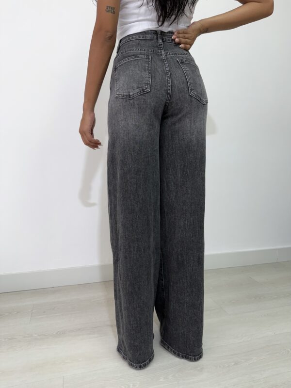 JEANS WIDE LEG SUMMER GRIGIO - immagine 3