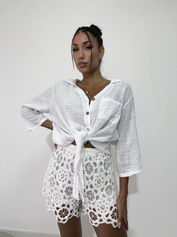 CAMICIA EFFETTO LINO - immagine 6