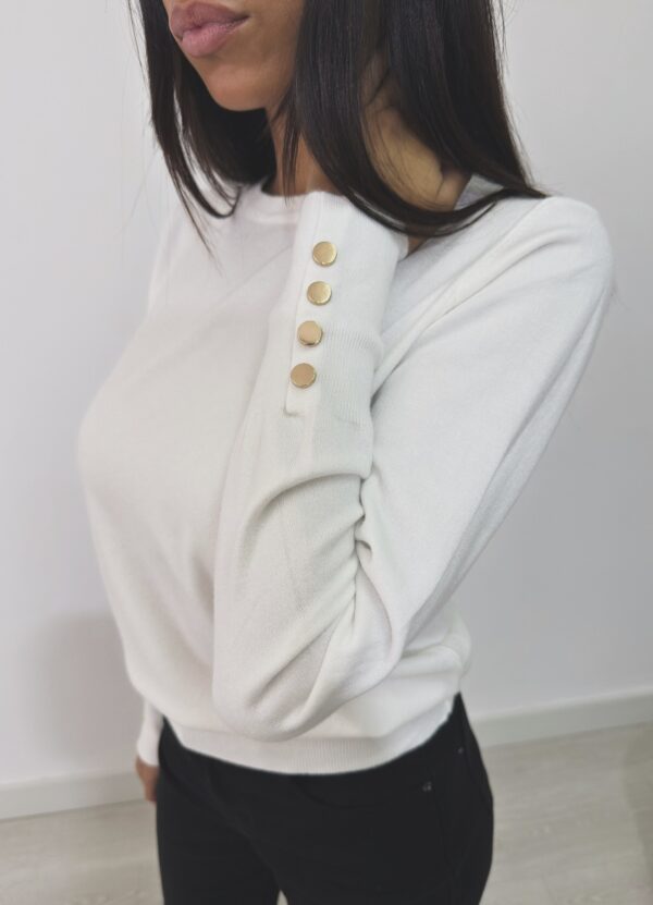 MAGLIA BOTTONCINI ORO - immagine 10
