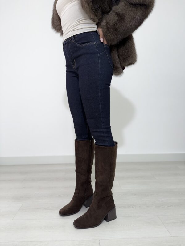 JEANS SKINNY BLU
