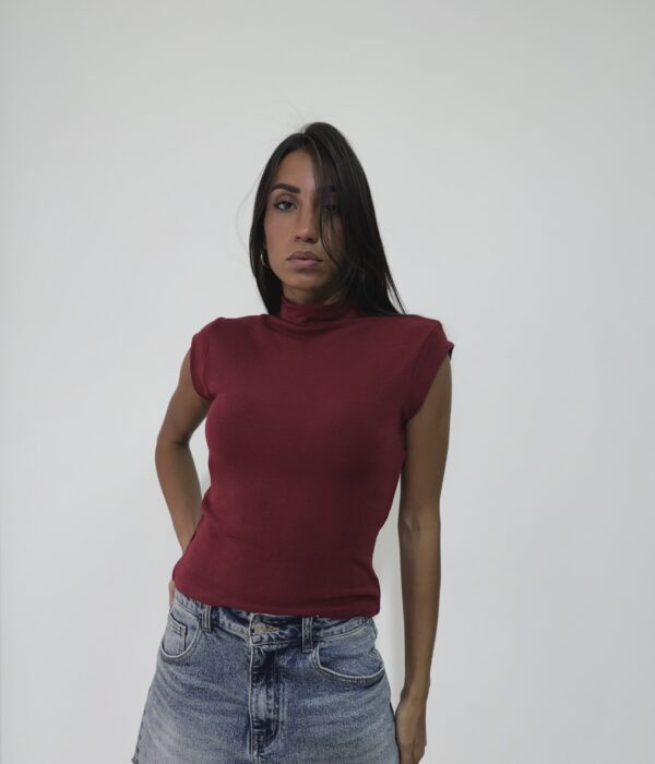 MAGLIA LUPETTO SMANICATA - immagine 5