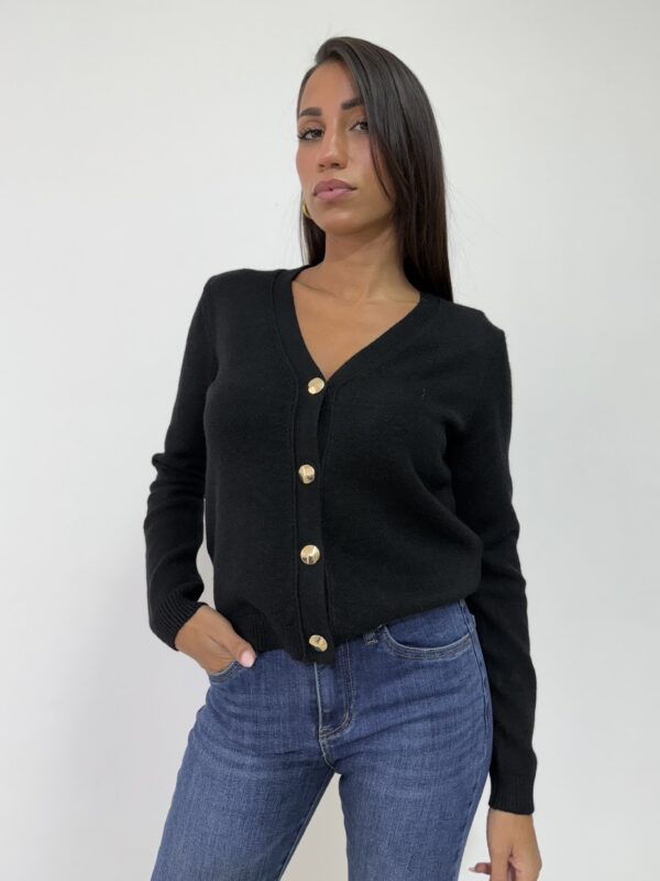 CARDIGAN CON BOTTONE GOLD VINTAGE