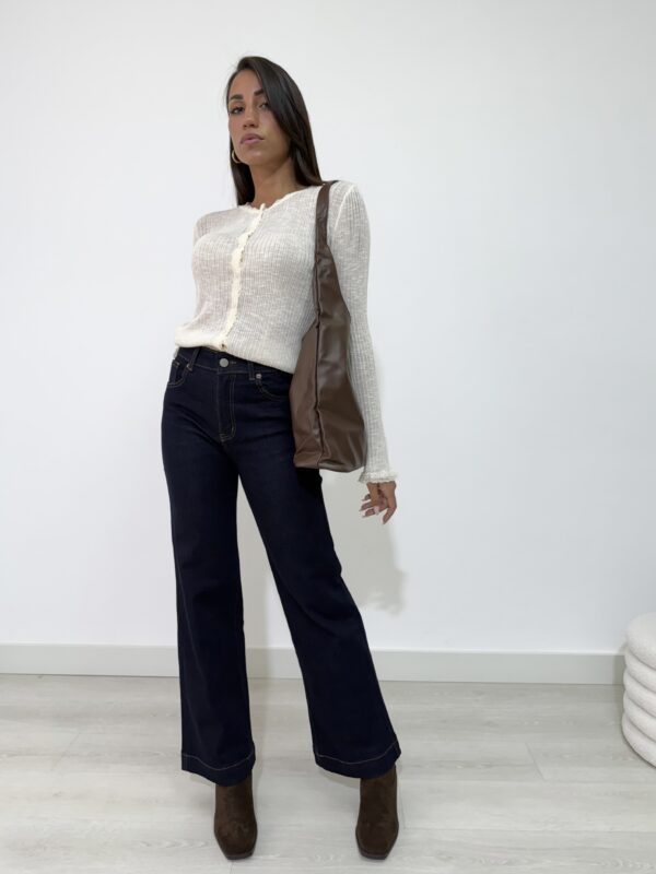 JEANS BLU WIDE LEG - immagine 2