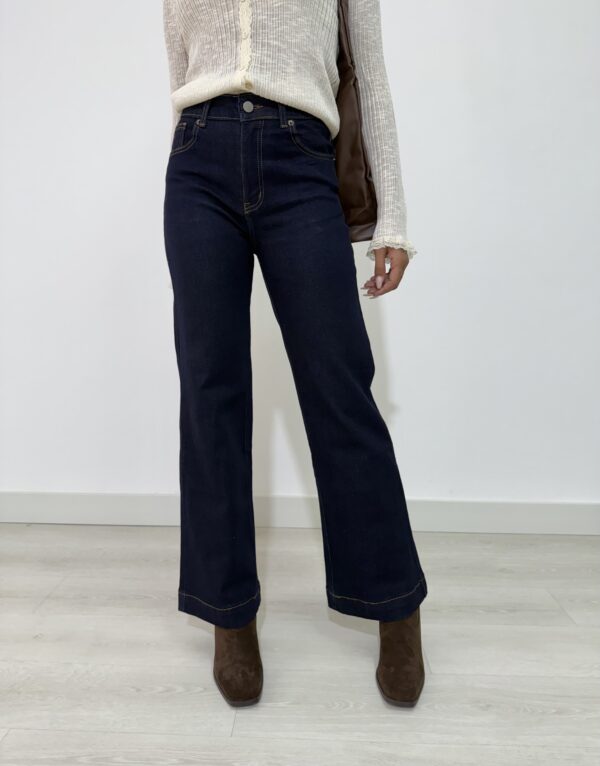 JEANS BLU WIDE LEG