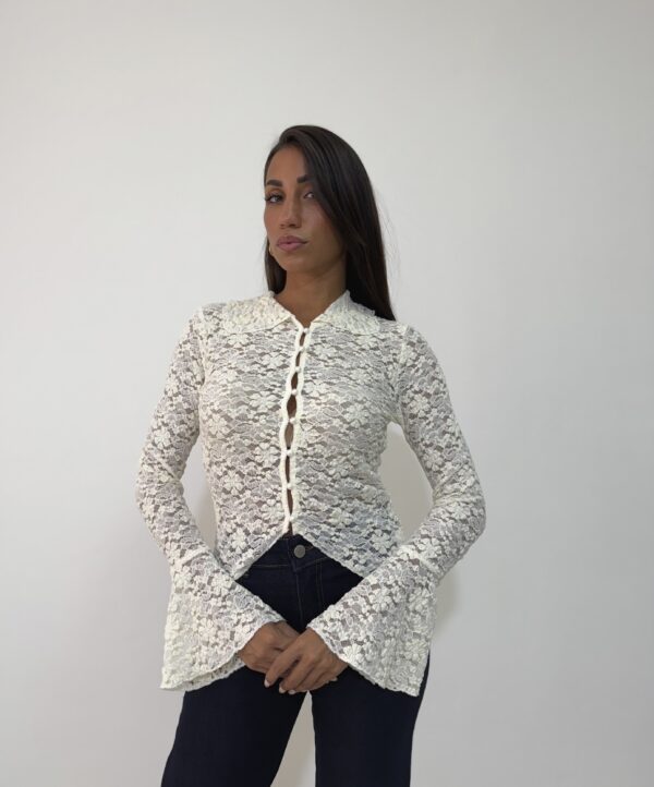 CAMICIA IN PIZZO - immagine 2