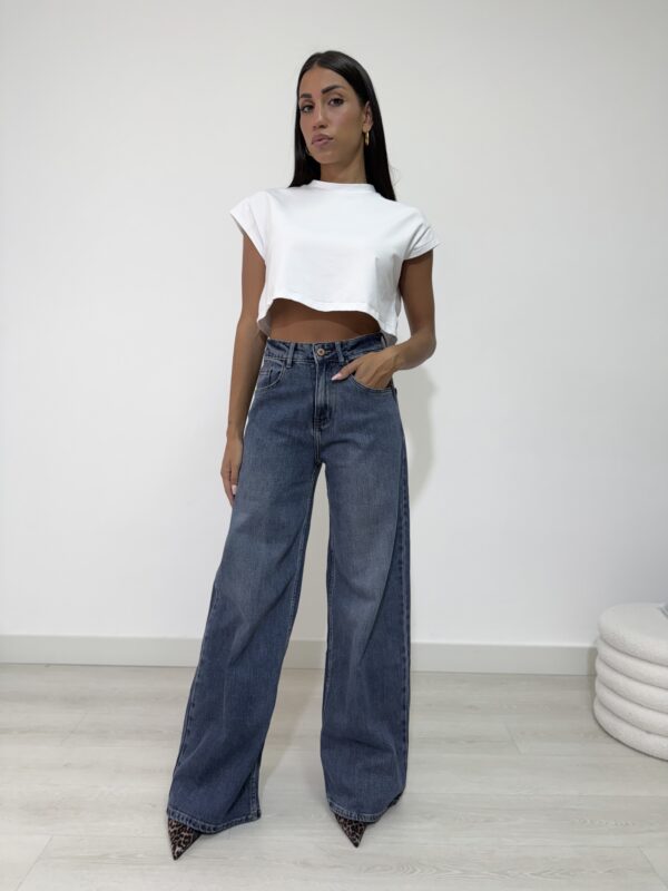 JEANS WIDE LEG DENIM