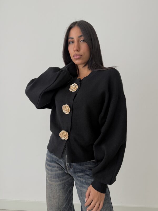 CARDIGAN ROSE MAXI - immagine 2