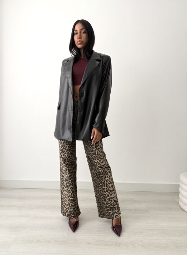 BLAZER IN SIMIL PELLE - immagine 3