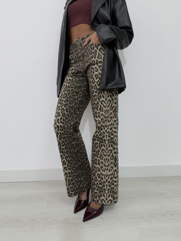JEANS ANIMALIER WIDE LEG - immagine 3