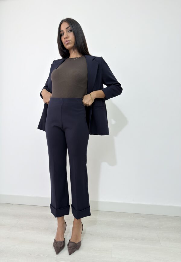 PANTALONE PUNTO MILANO CON RISVOLTO - immagine 5