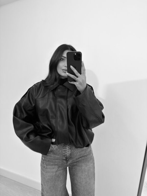 GIUBBINO MARTELLATO OVERSIZE