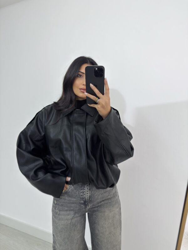 GIUBBINO MARTELLATO OVERSIZE - immagine 5