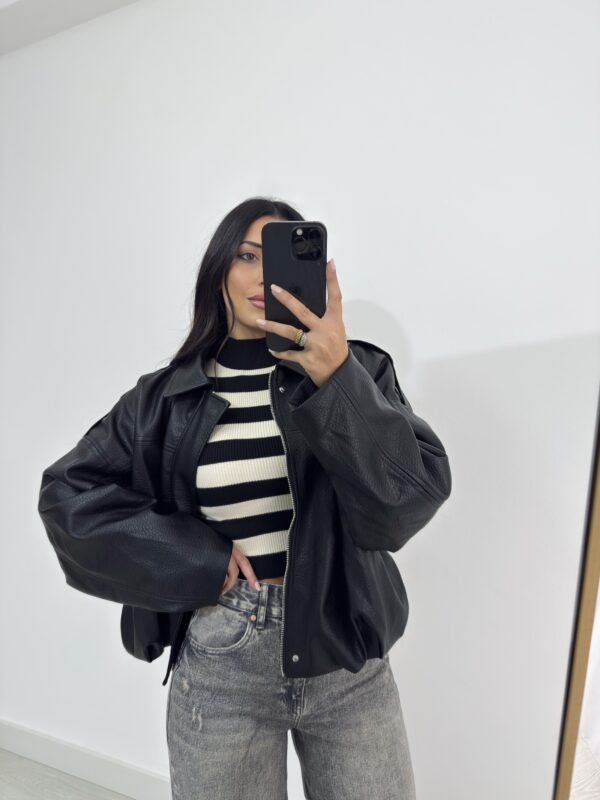 GIUBBINO MARTELLATO OVERSIZE - immagine 8