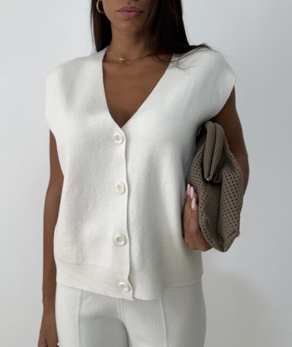 COORDINATO GILET E PANTALONE IN MAGLIA - immagine 11