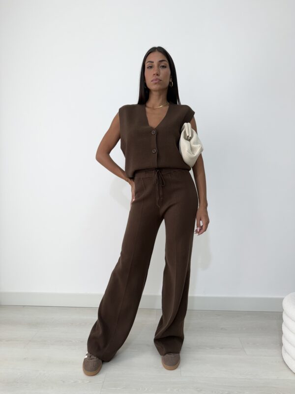 COORDINATO GILET E PANTALONE IN MAGLIA - immagine 8