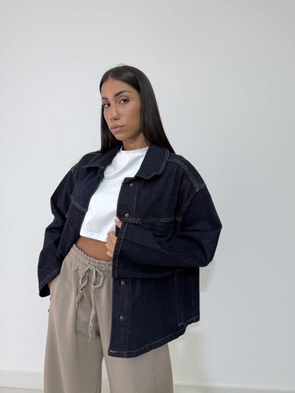 GIUBBINO A JEANS OVERSIZE