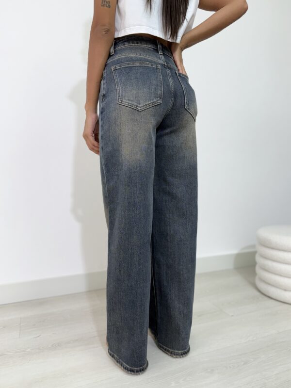 JEANS WIDE LEG SABBIATO - immagine 3