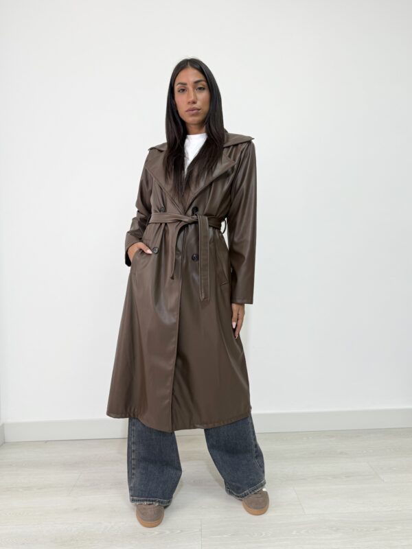 TRENCH IN SIMIL PELLE - immagine 10