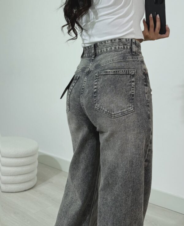 JEANS GRIGIO SABBIATO - immagine 2