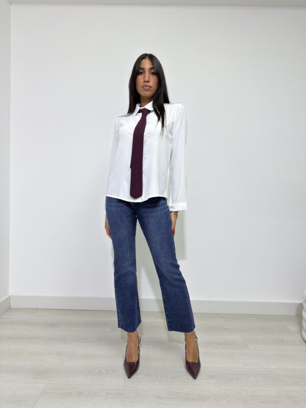 JEANS CROPPED TAGLIO LASER - immagine 3