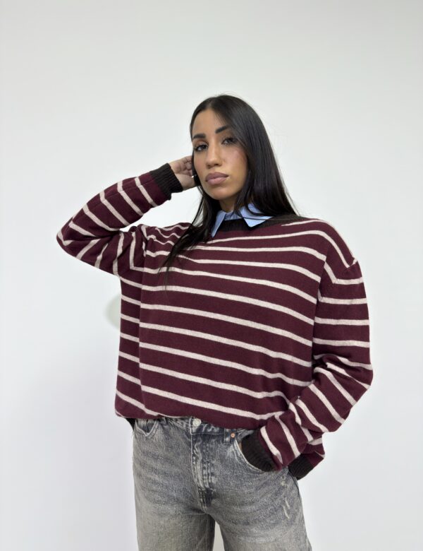 PULLOVER MISTO CASHMERE E LANA