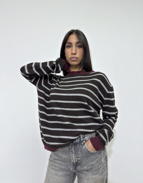 PULLOVER MISTO CASHMERE E LANA - immagine 3